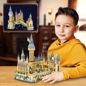 Vziimo Castle 2680PCS Building Set, Cool Creative Gift Movie Collectible Display Model Kit for 8+ Teens Adult to Build (Mini-Blocks)