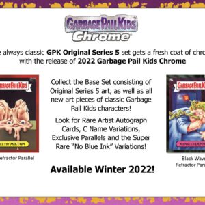 2022 Topps Garbage Pail Kids Chrome Series 5 Hobby