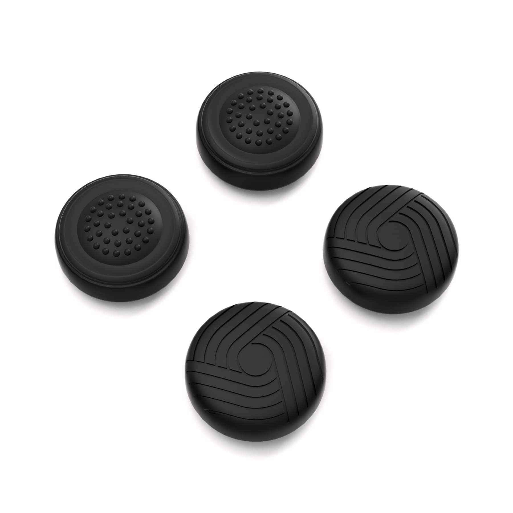 PlayVital Thumb Grip Caps for Steam Deck LCD, for PS Portal Remote Player Silicone Thumbsticks Grips Joystick Caps for Steam Deck OLED - Samurai & Guardian Edition