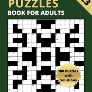 2023 Crossword Puzzles Book For Adults and Seniors with Solution: Easy-Medium: Enjoy the New Year with your family and friends