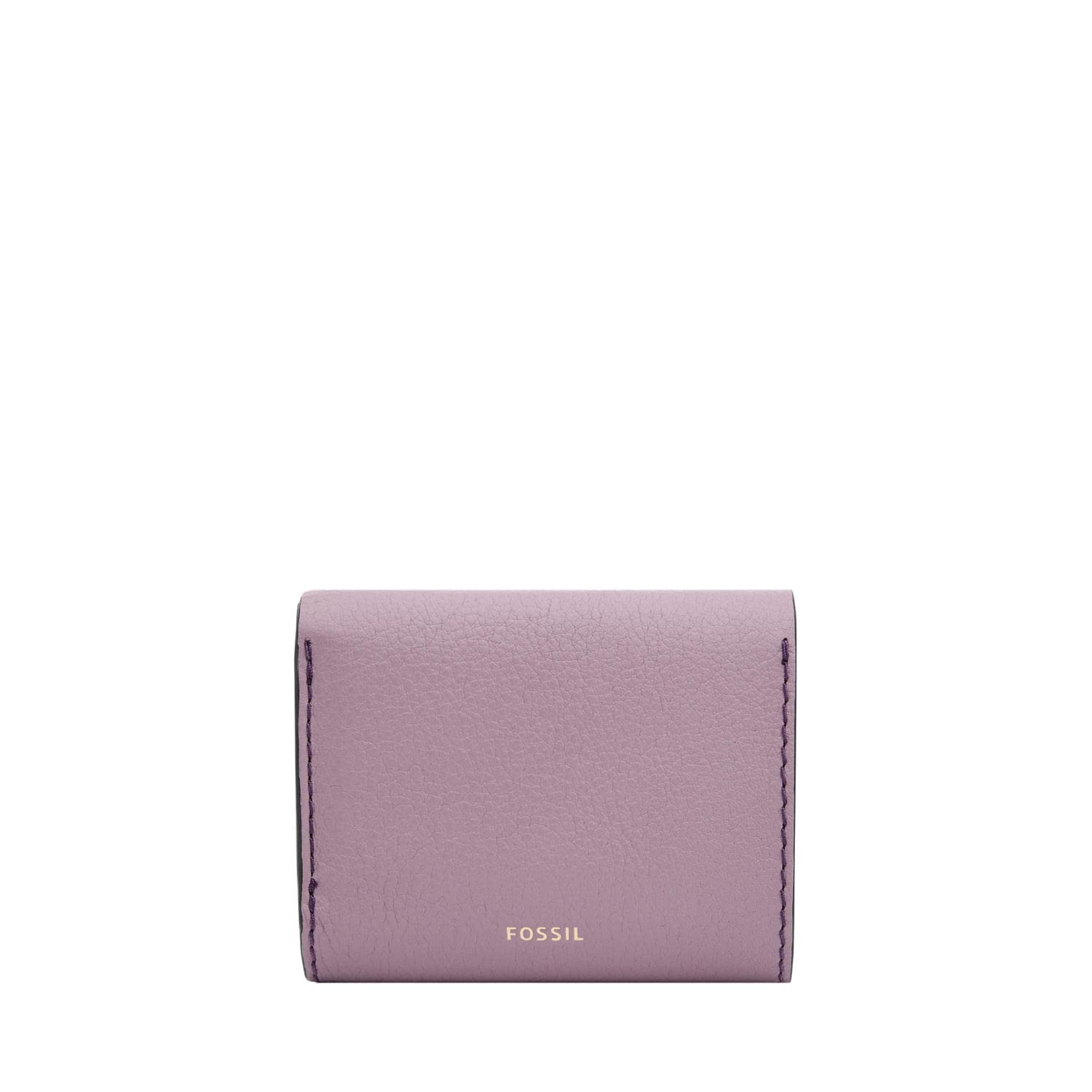 Fossil Women's Heritage Leather Wallet Trifold, Lavender (Model: SL8231531)