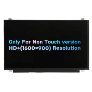 daplinno 17.3" screen replacement for hp 17-by2008ds 17-by2009ds 17-by2010ds 17-by2012ds lcd display panel 60hz 30 pins hd+ (1600×900) (only for non touch version)