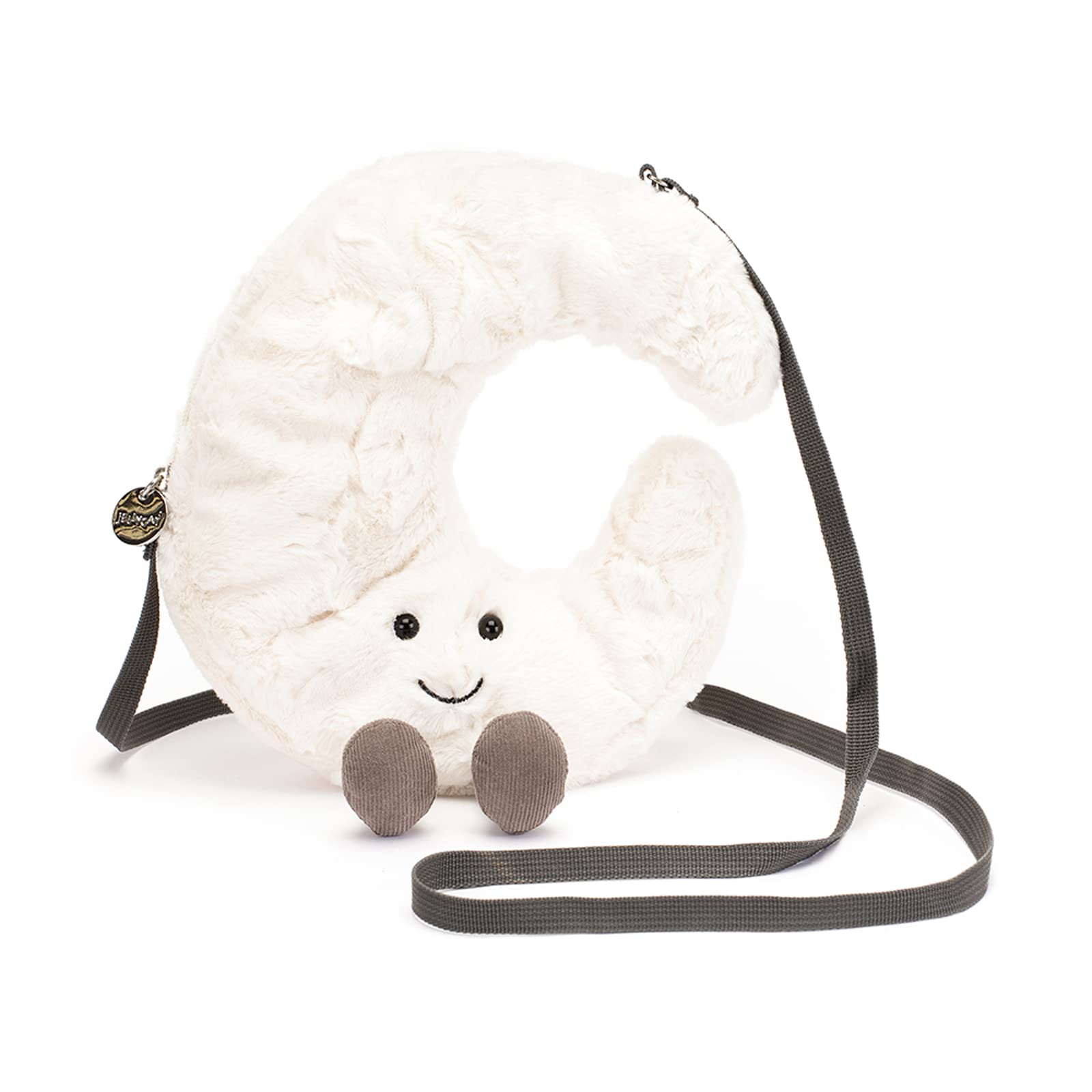 Jellycat Amuseables Moon Plush Bag, 10 inches | Crossbody and Shoulder Purse | Fun and Unique Handbag