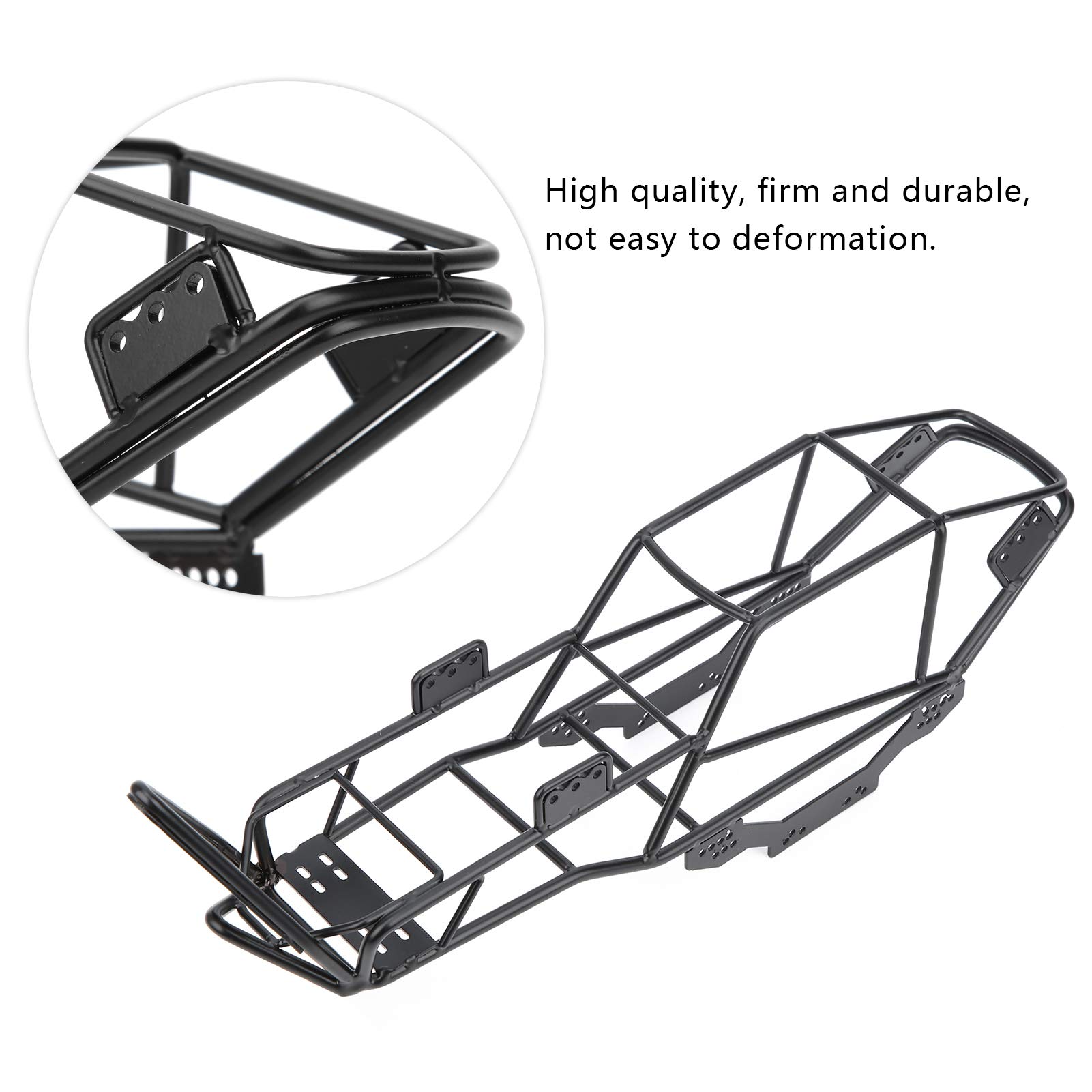 RC Roll Cage, Metal RC Frame Body Chassis Upgrade Part Car Model Accessories for SCX10 1/10 RC Car Crawler Model Toys