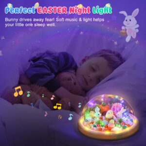 Polkoliye Make Your Own Night Light with Music, 7in Nightlight Project and Birthday Gifts Toys for Girls, Easter Arts and Crafts for Kids Ages 4-12 Years Old