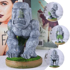 Cabilock Moai Stand Easter Desk Ornaments Tablet Support Holder Cellphone Support Selfie Stand Table Cell Phone Stand Tablet Car Holder Headphone Storage Holder Resin Intelligent Statuette