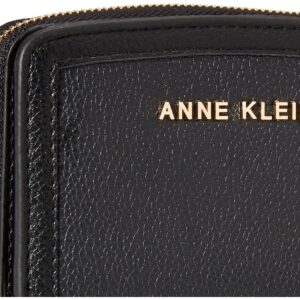 Anne Klein AK Small Curved Wallet, Black