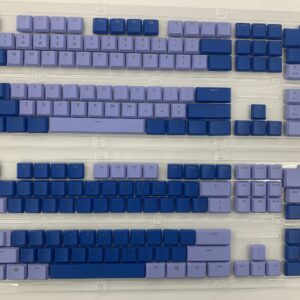 Suitable Logitech G915TKL G915 G815 Keyboard keycaps, 111 Keys. Replacement Keycaps Mechanical Gaming Keyboard… (Blue and Purple)