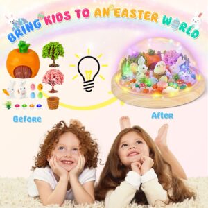 Polkoliye Make Your Own Night Light with Music, 7in Nightlight Project and Birthday Gifts Toys for Girls, Easter Arts and Crafts for Kids Ages 4-12 Years Old