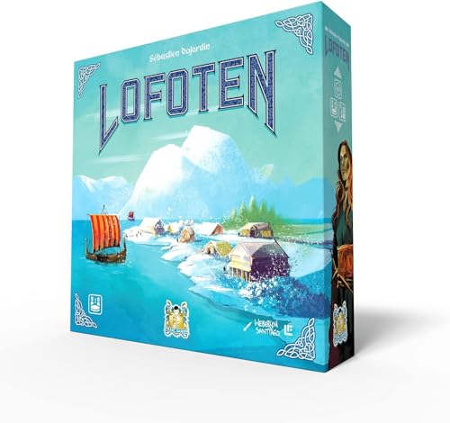 Pearl Games Lofoten Board Game | Viking Themed Strategy Game | Hand Management Game | Competitive Two Player Game for Kids and Adults | Ages 12+ | 2 Players | Average Playtime 40 Minutes