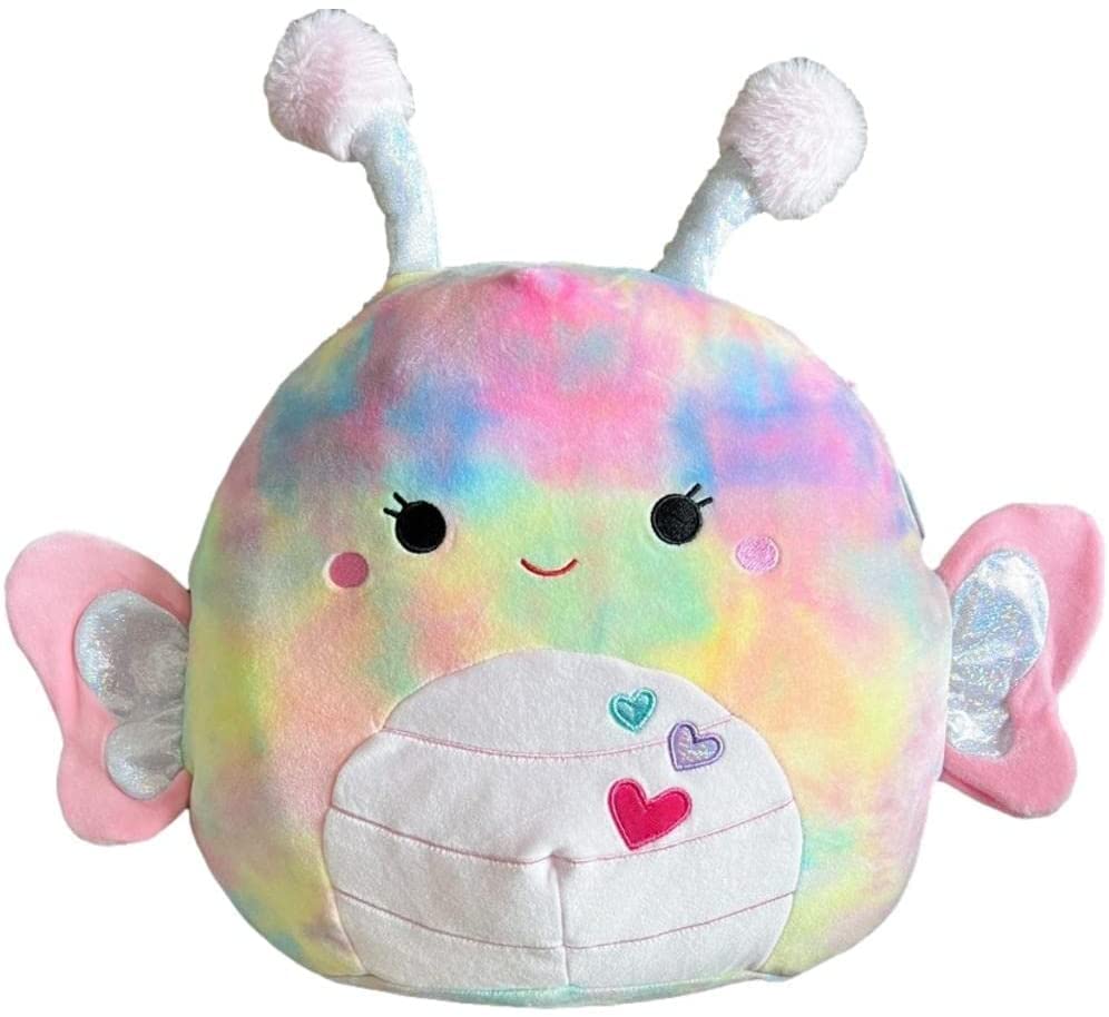 Squishmallows Kellytoy Valentine Squad Plush Toy (12/'' Wren The Butterfly), SQV-AST-F