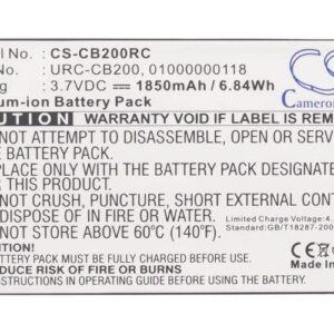 VI VINTRONS Battery for Sonos CB200, Controller 200, Controller CB200, Controller CR200, 01000000118, URC-CB200,