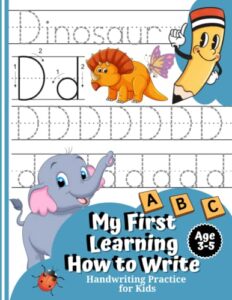 handwriting practice for kids: abc letter tracing for kids ages 3-5 | learning to write alphabet for preschoolers | kindergarten workbook and 1st grade