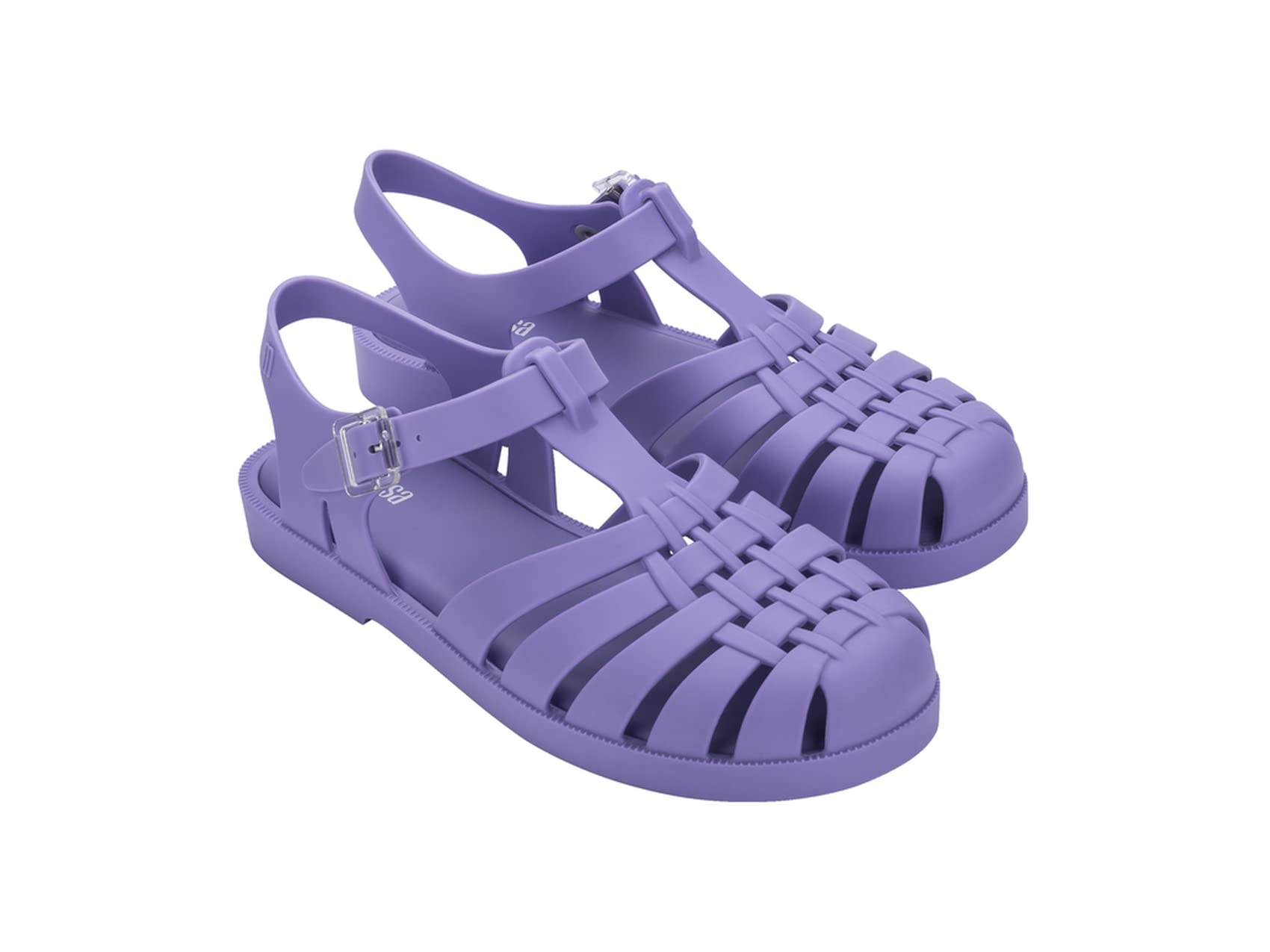 Melissa Possession Jelly Sandal for Women - The Iconic 90s Original Jelly Shoe, Fisherman’s Sandal with Adjustable Strap and Side Buckle, Lilac, 7