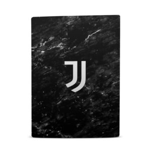 Head Case Designs Officially Licensed Juventus Football Club Black Marble Art Vinyl Faceplate Gaming Skin Decal Compatible With Sony PlayStation 5 PS5 Digital Edition Console and DualSense Controller