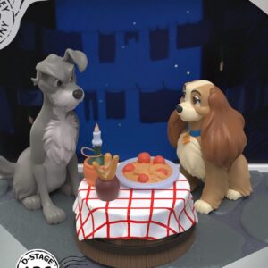 Disney 100 Years of Wonder: Lady & The Tramp DS-136 D-Stage Statue