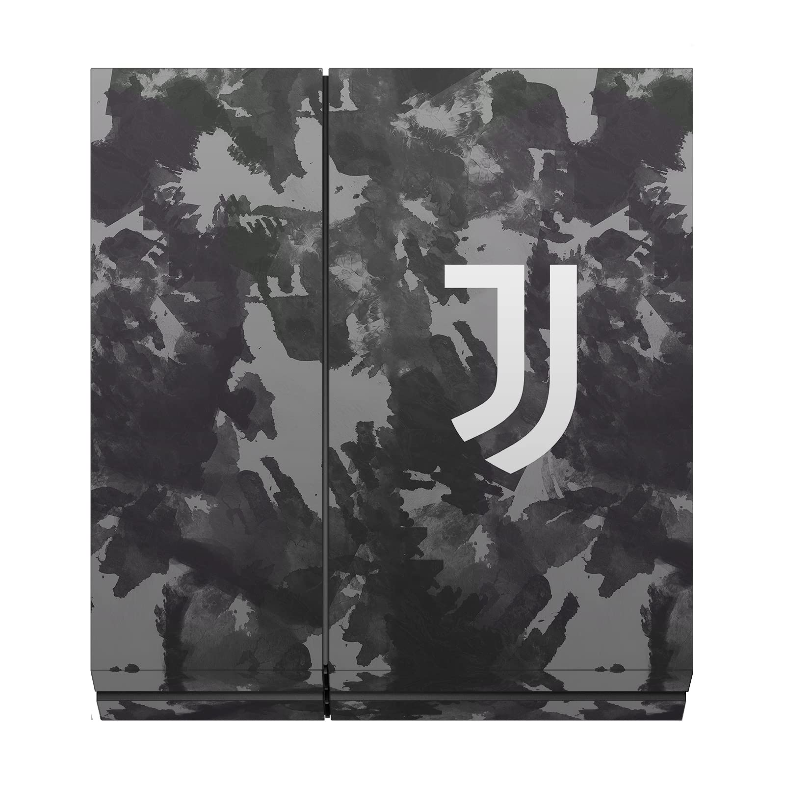 Head Case Designs Officially Licensed Juventus Football Club Monochrome Splatter Logo Art Vinyl Gaming Skin Decal Compatible With Sony PlayStation 4 PS4 Console and DualShock 4 Controller Bundle