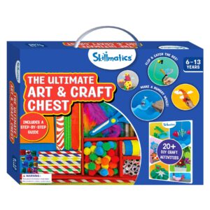 Skillmatics Ultimate Art & Craft Activity Kit, 2000+ Pieces, Art & Craft Supplies, DIY Creative Activity, Step-by-Step Guide, Gifts for Girls & Boys Ages 6, 7, 8, 9, 10, 11, 12, 13