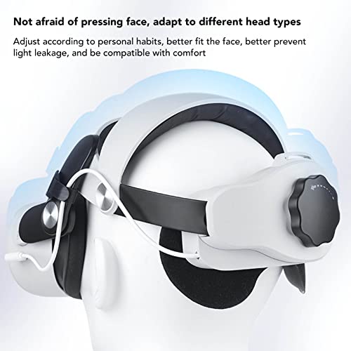 Head Strap Accessories Compatible with Quest 2,Removable Adjustable VR Head Strap,VR Headband Replacement for Enhanced Support