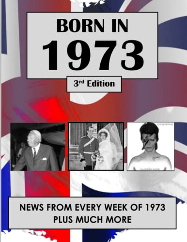 Born in 1973: News from every week of 1973. How times have changed from 1973 to the 21st century. A birthday gift book for women and men.