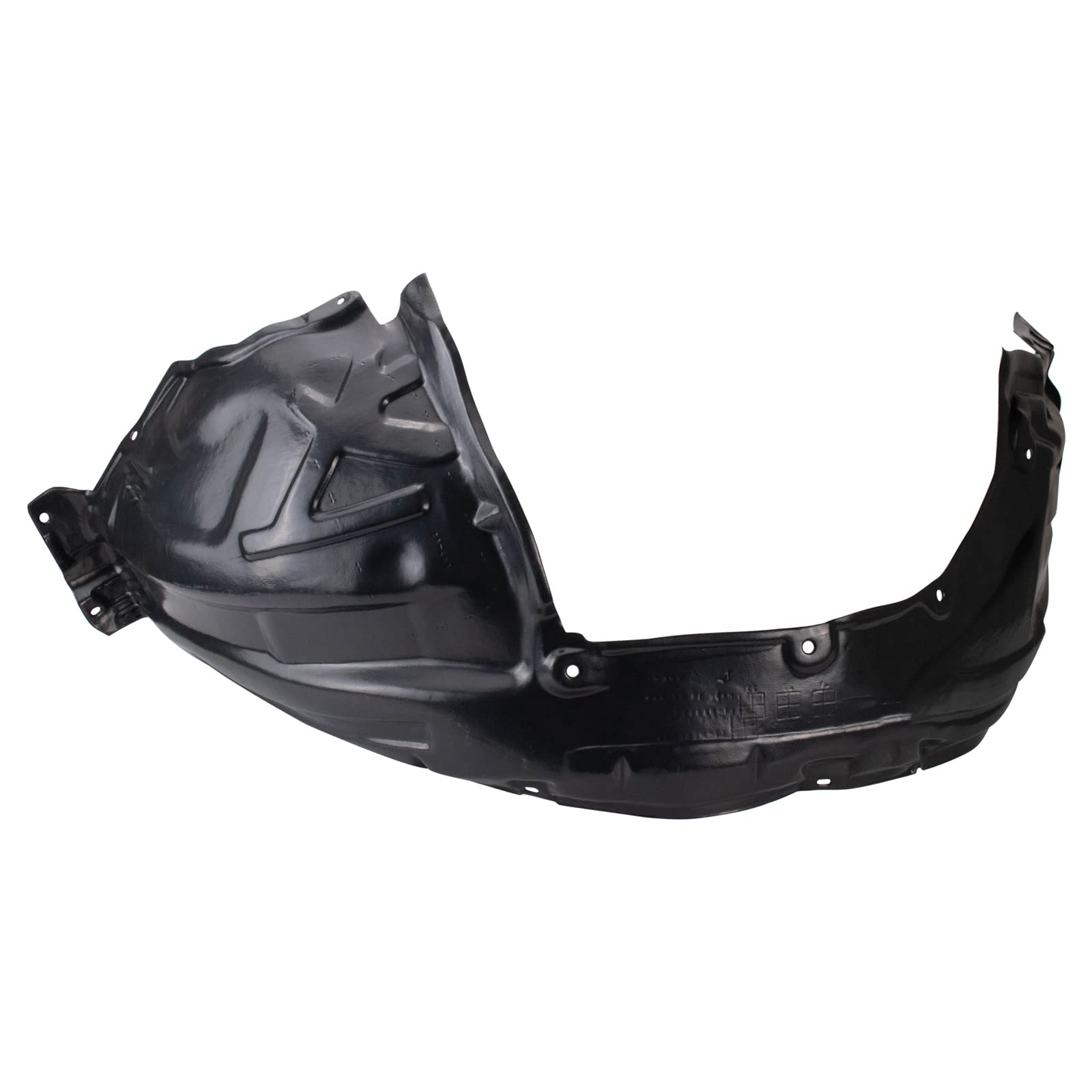 TRQ Front Right Inner Fender Liner Black Passenger Side Compatible with 2011-2014 Nissan Murano NI1249126