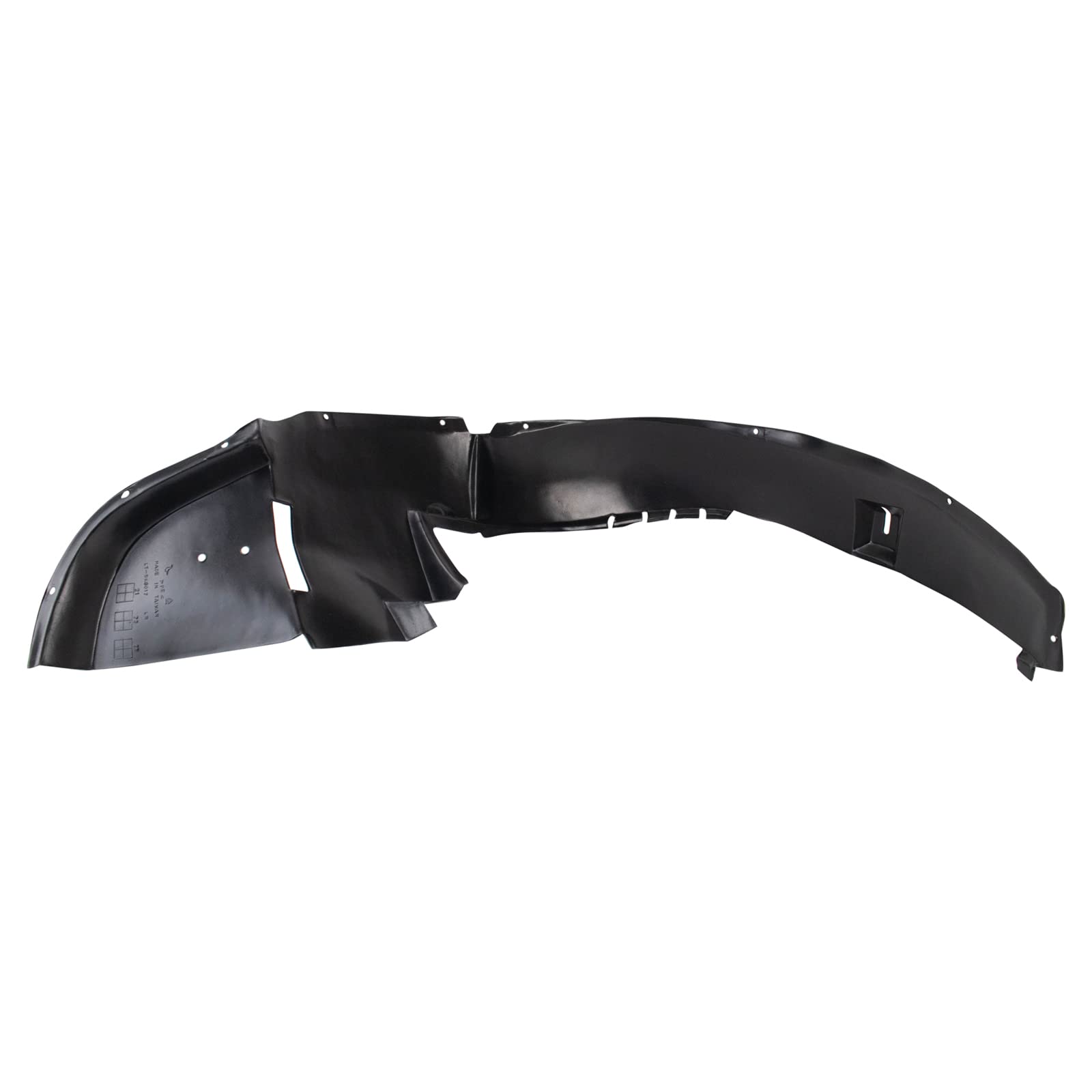 TRQ Front Left Inner Fender Liner Black Drivers Side Compatible with 2002-2007 Buick Rendezvous GM1250106