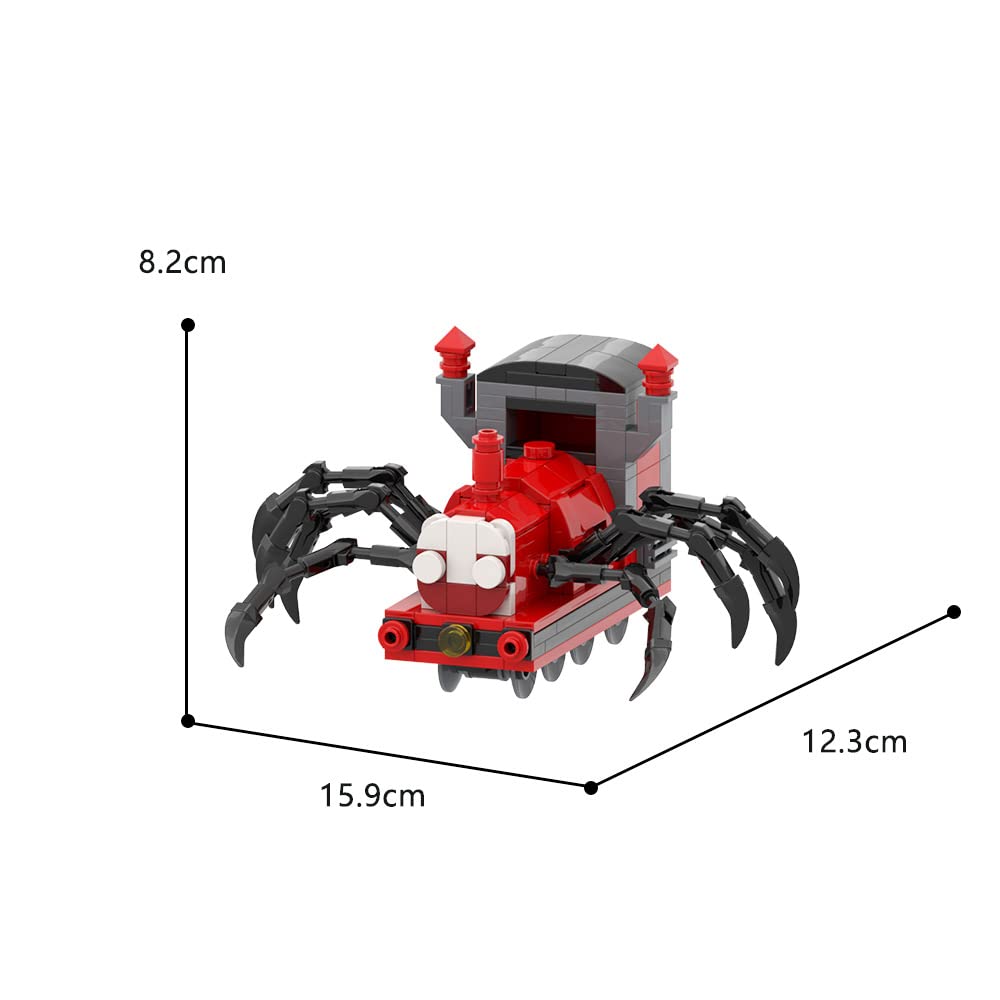 Charles The Train Building Blocks Set, Charles Models Toys, Monster Train Chasing You Building Block Toys for Boys and Girls Collection Display (262 Pcs)