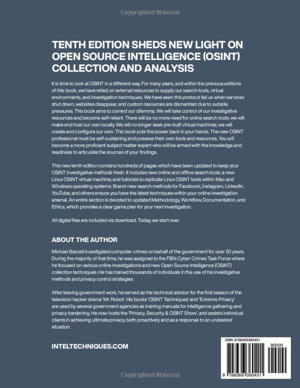 OSINT Techniques: Resources for Uncovering Online Information