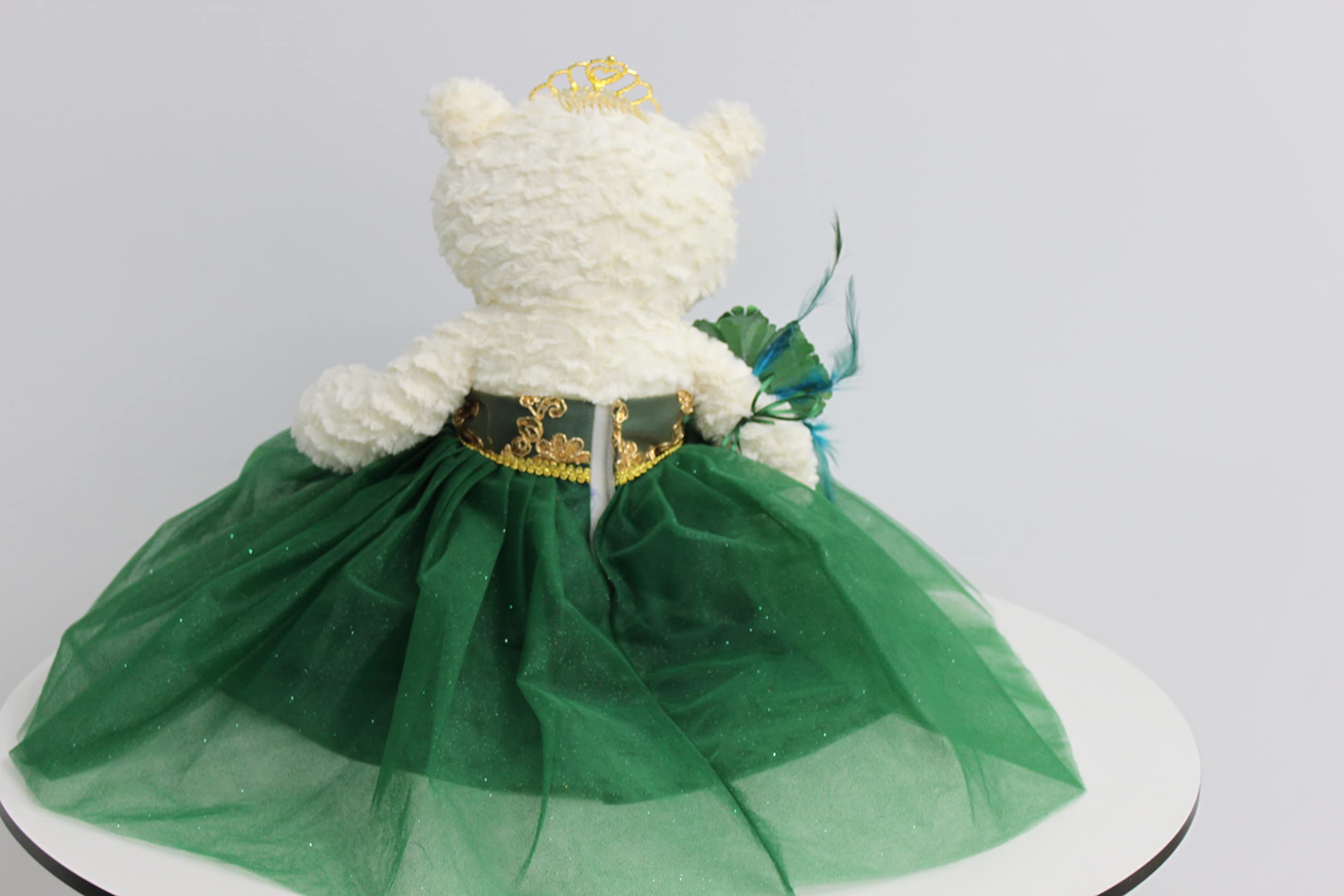 KINNEX 20" Quince Anos Teddy Bear with Dress - Collectible Quinceanera Last Doll Centerpiece B16631-33