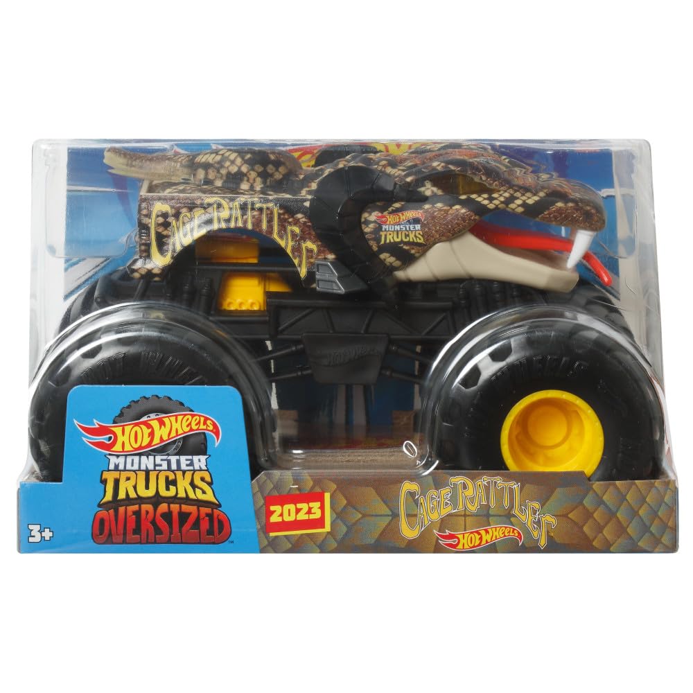 Hot Wheels Monster Trucks Oversized 2023 Cage Rattler