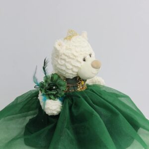 KINNEX 20" Quince Anos Teddy Bear with Dress - Collectible Quinceanera Last Doll Centerpiece B16631-33