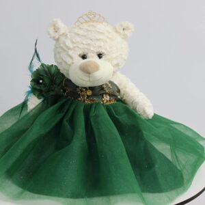 KINNEX 20" Quince Anos Teddy Bear with Dress - Collectible Quinceanera Last Doll Centerpiece B16631-33