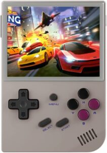 rg35xx handheld game console, 3.5 inch ips screen linux system retro video games console, built-in 64g+128g tf card 8000+ classic games, support hdmi tv output