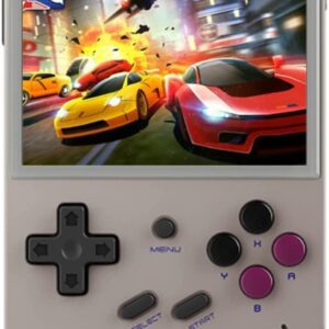 RG35XX Handheld Game Console, 3.5 Inch IPS Screen Linux System Retro Video Games Console, Built-in 64G+128G TF Card 8000+ Classic Games, Support HDMI TV Output