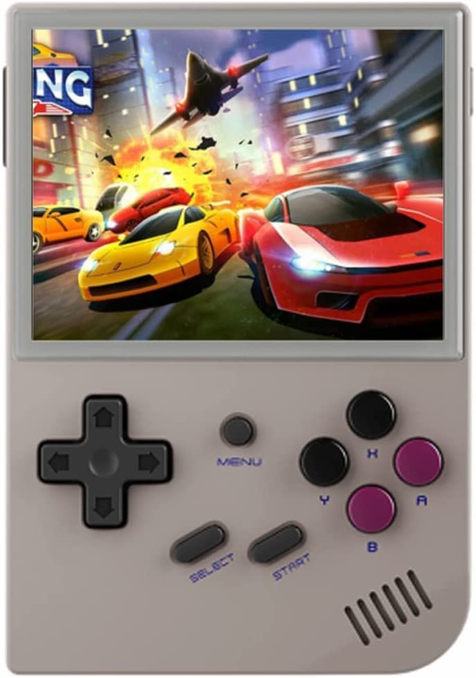 RG35XX Handheld Game Console, 3.5 Inch IPS Screen Linux System Retro Video Games Console, Built-in 64G+128G TF Card 8000+ Classic Games, Support HDMI TV Output