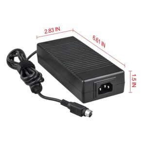 J-ZMQER 4-pin AC Adapter Charger Compatible with Synology Disk Station DS410j DS411J DS412 + Server