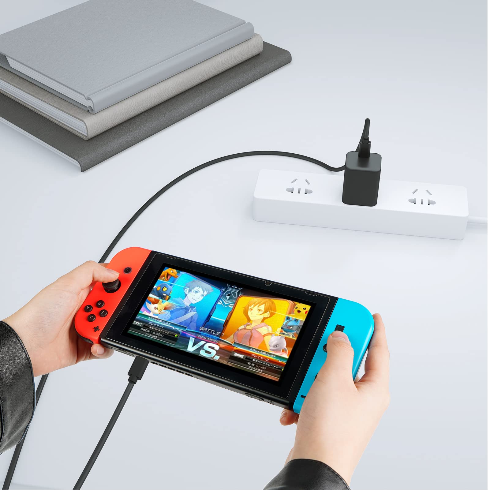 10Ft Charger for Nintendo Switch,PD Power Charger Adapter,Fit for Nintendo Switch/Switch Lite/Switch OLED,with 10Ft USB C Cable