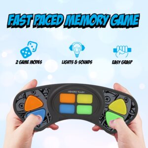 Point Games Handheld Memory Game, Kids Electronic Games, Sequence Fun for Kids with Lights & Sounds, Brain Challenge for Boys & Girls Ages 8+