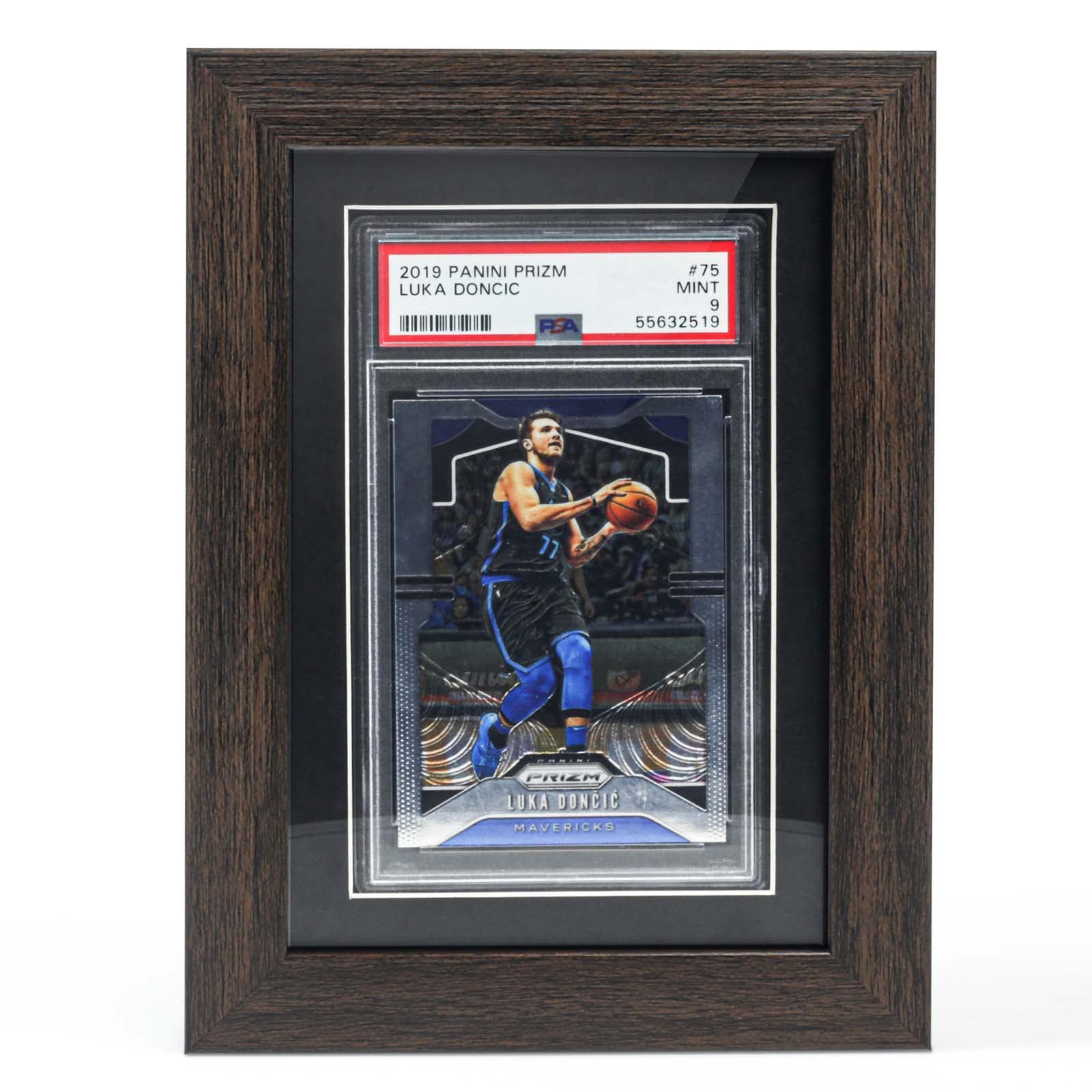 tutata PSA Graded Card Display Frame, Walnut Frame for PSA Card, Sport Card Display Case