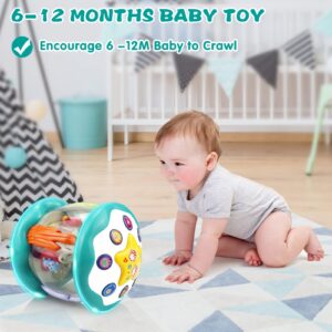 Cozybuy Baby Toys 6 to 12 Months, Musical Toys for Babies 6-12 Months, Light Up Crib Toys for Infants 0-6-12 Months, Crawling Learning Infant Toys 0-18 Month Toddlers 1 2 3 Year Old Boy Girl