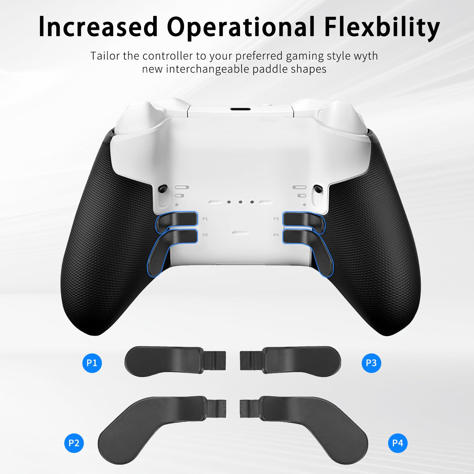 DUXICEPIN Complete Component Pack for Xbox Elite Controller Series 2 / Series 2 Core, Xbox Accessories Includes 1 Carrying Case, 1 Charging Dock, 4 Paddles, 4 Thumbsticks, 1 D-Pads & 1 Adjustment Tool