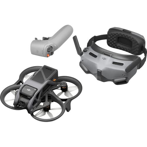 DJI Avata Explorer Combo with Goggles Integra with RC Motion 2 Controller Flymore Kit, 3 batteries First-Person View Drone UAV with 4K Stabilized Video With 128gb Micro SD, Backpack, and More Bundle