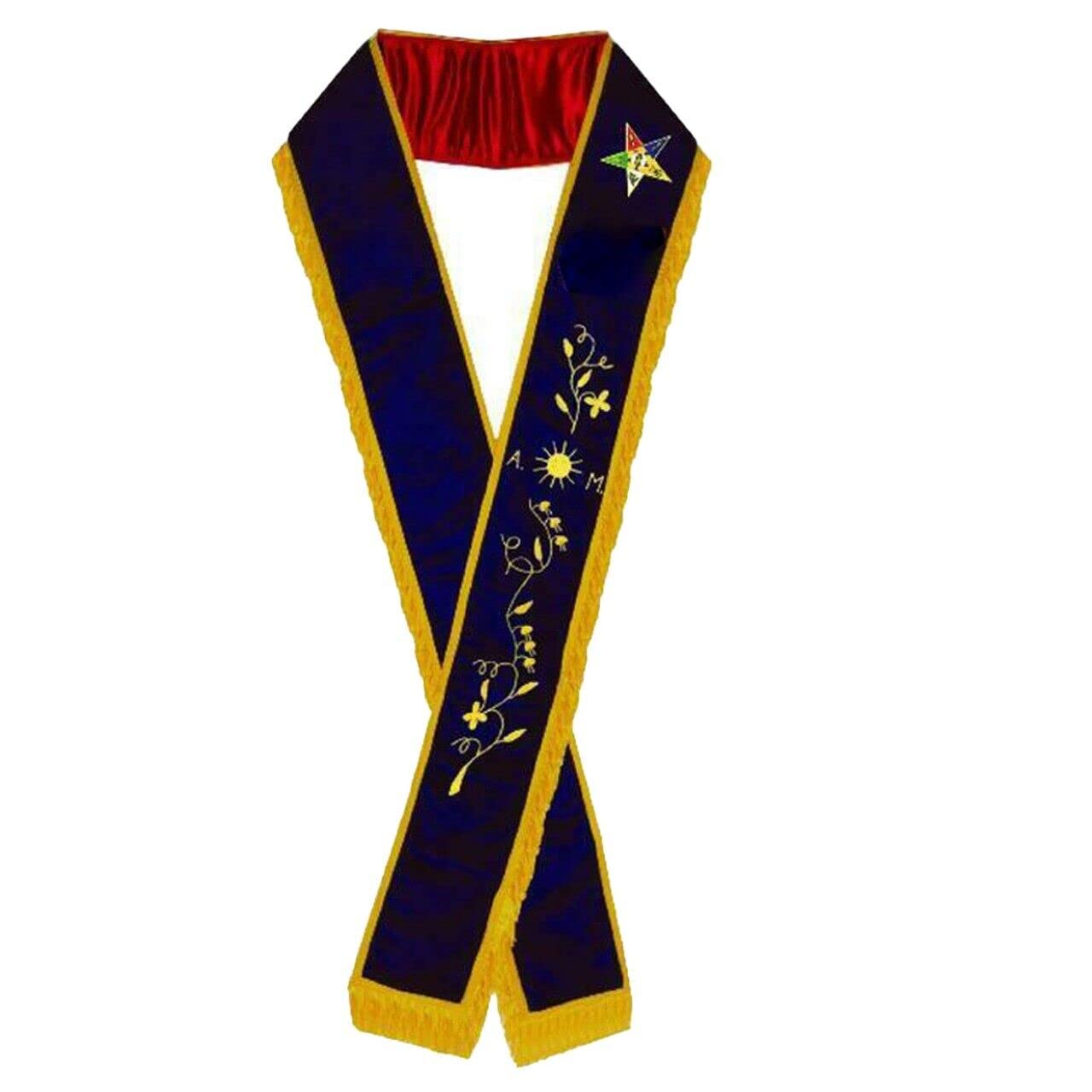 RIAZ IMPEX Masonic OES Order of Eastern Star AM Associate Matron Sash, OES Sashes