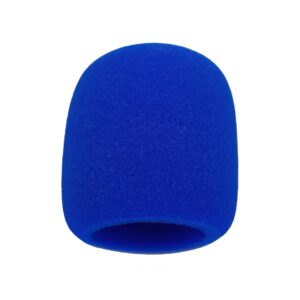 Microphone windscreen Foam Cover,mic Cover,Mic Foam，Microphone Cover Set,10 Pack Thick (Blue)