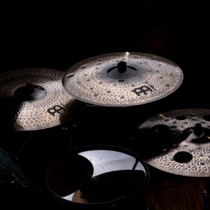 Meinl Cymbals Pure Alloy Custom 20" Extra-Thin Hammered Crash — Smoked Bronze/Brilliant Finish — Made in Germany, 2-Year Warranty (PAC20ETHC)