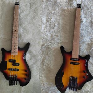 4 String Bass/ 6 String Lead Headless Fretless Bass Busuyi Guitar Right