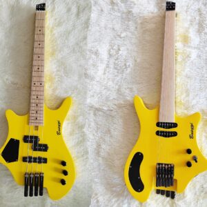 4 String Bass/ 6 String Lead Headless Fretless Bass Busuyi Guitar Right