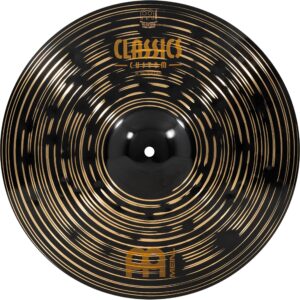 meinl cymbals classics custom dark thin 16" crash cymbal for drum set — made in germany — b12 bronze, 2-year warranty (cc16tdac)