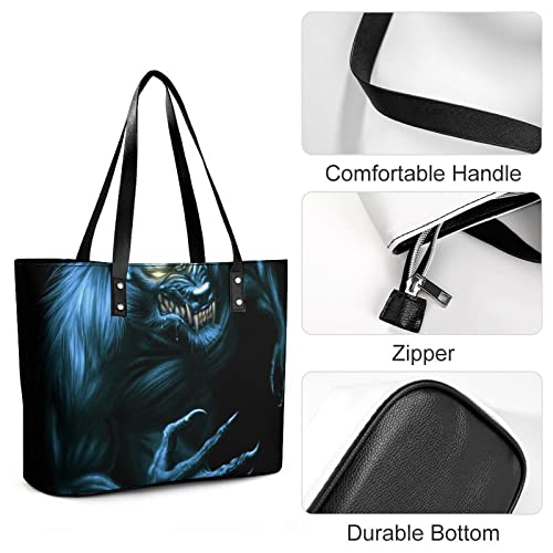 Womens Handbag Animal Leather Tote Bag Top Handle Satchel Bags For Lady