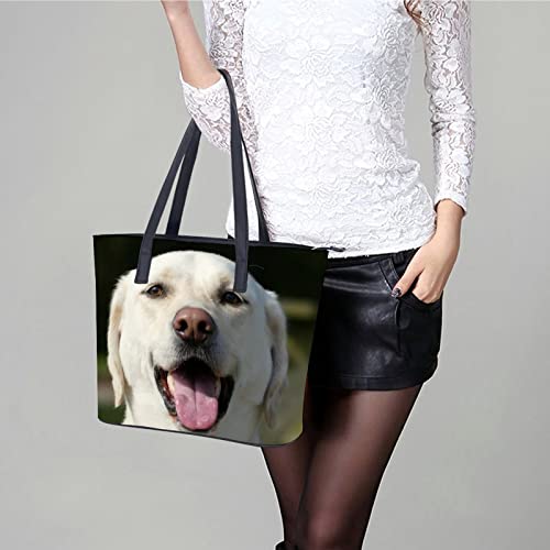 Womens Handbag Animal Dog Leather Tote Bag Top Handle Satchel Bags For Lady